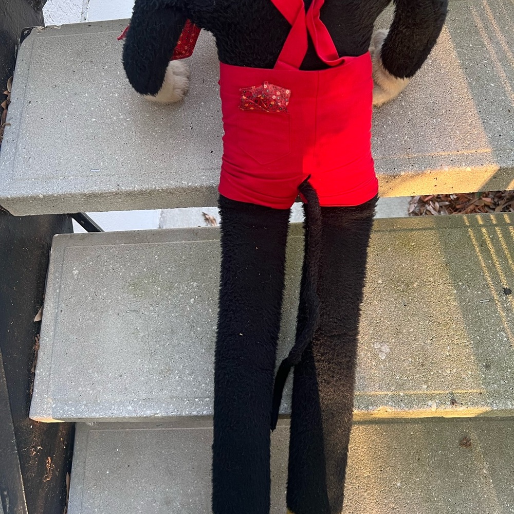 Vintage 1970s Mickey Mouse Plush Dancer Toy, Extra Long 44” Disneyana Figure - Picture 15 of 16
